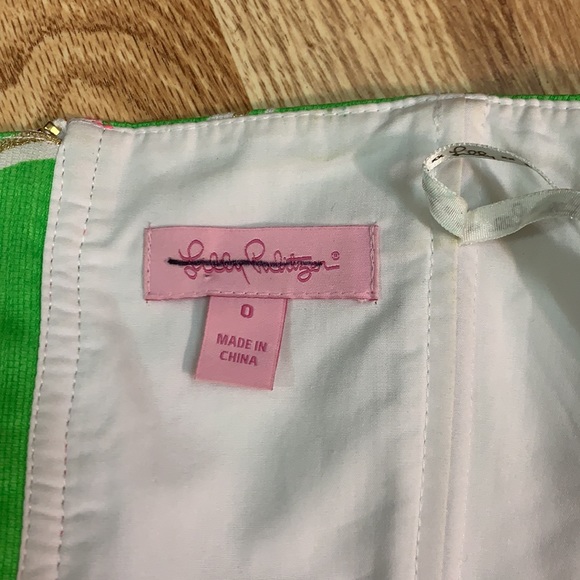 Lilly Pulitzer lottie strapless dress size 0 - Picture 14 of 16